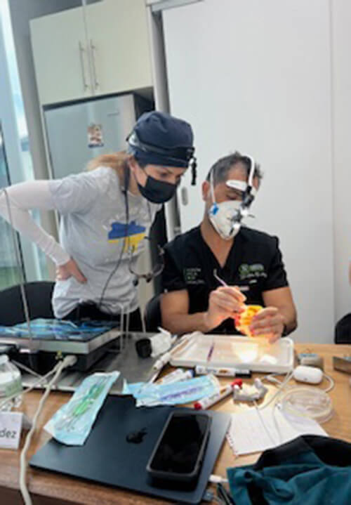 Dr. Hart at Bone Augmentation and Ceramic Implantology hands-on course, Image-3