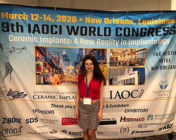Dr. Olivia Hart at Annual Congress of the International Academy of Ceramic Implantology Images 1